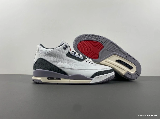 Cheap Jordan 3 CT8532-106 Grey Cement Air 0811